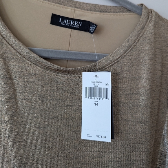 Lauren Ralph Lauren Gold Midi Dress - Picture 5 of 7